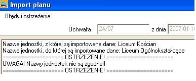 do której mają być wczytane dane c) bezwzględnie kliknąć opcje Pokazuj formatkę mapowań zadań Następnie w kolejnym oknie zaznaczyć opcję DOPISZ BRAKUJĄCE oraz UZGODNIJ ZADANIA i Zamknij 5.