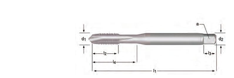 E297 M Machine Tap piral oint M Maschinen-Gewindebohrer Geradegenutet mit chälanschnitt M Gwintownik Metryczny maszynowy, prosty M Tarauds machine Coupe gun M Machos de máquina Entrada en hélice M