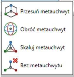 ) można uzyskać przez wyciągnięcie, odsunięcie lub przesunięcie ściany prostopadłościanu. Uproszczone polecenia edycyjne dla brył (v.2010) Rys. 5.