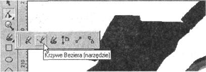 Jest to narzdzie, które pozwala rysowa linie wokół nieregularnych figur, wyznaczajc kolejne punkty zmiany kierunku. 56.