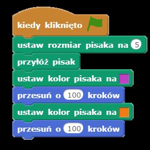 Przykład: patrz opis bloczka przyłóż pisak tak jak w przykładzie powyżej