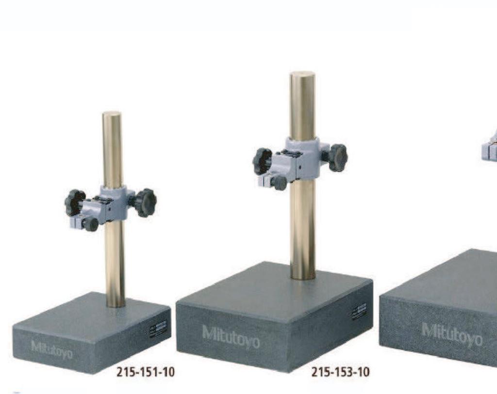 Statyw pomiarowy z płytą granitową Seria 215 Przegubowy statyw magnetyczny posiadający następujące cechy: Systemem blokady mechanicznej z regulacją precyzyjną.