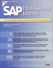 Professional Journal SAP SCM Expert, SAP CRM Expert, SAP HR Expert,