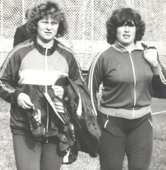 Obecny Prezes Polskiego Związku Lekkiej Atletyki Henryk Olszewski w II połowie lat 80.