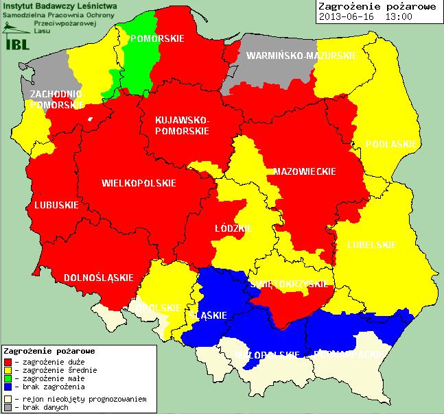 rzekach Polski