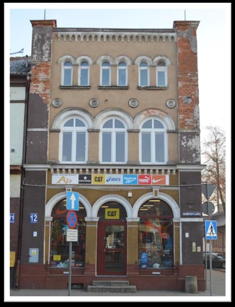 BADANIA PRÓBEK WARSTW MALARSKICH POLICHROMII ŚCIENNYCH ORAZ TYNKÓW I ZAPRAW Z ZEWNĘTRZENJ ELEWACJI BUDYNKU MIESZKALNEGO PRZY PLACU KONSTYTUCJI 3 MAJA 12 W BARTOSZYCACH.