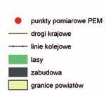 Punkty zlokalizowane były na terenie Łodzi (miasto o liczbie mieszkańców powyżej 50 tys.), na terenach miast o liczbie mieszkańców poniżej 50 tys.