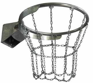 Koszykówka Obręcze Obręcz do koszykówki stała POPULRN Obręcz przeznaczona do stosowania w zestawach treningowych, z usztywniającymi wspornikami prętowymi.