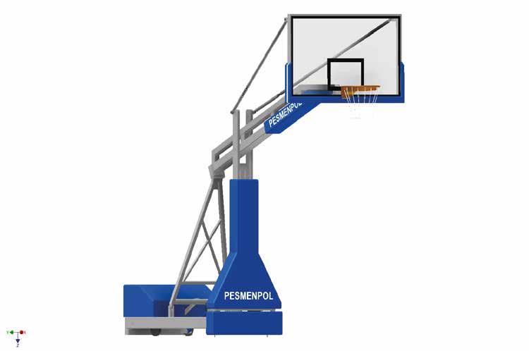 Koszykówka Kosze najazdowe Kosz najazdowy NJ Zaprojektowany według światowych standardów. Wyprodukowany przy użyciu najwyższej jakości materiałów.