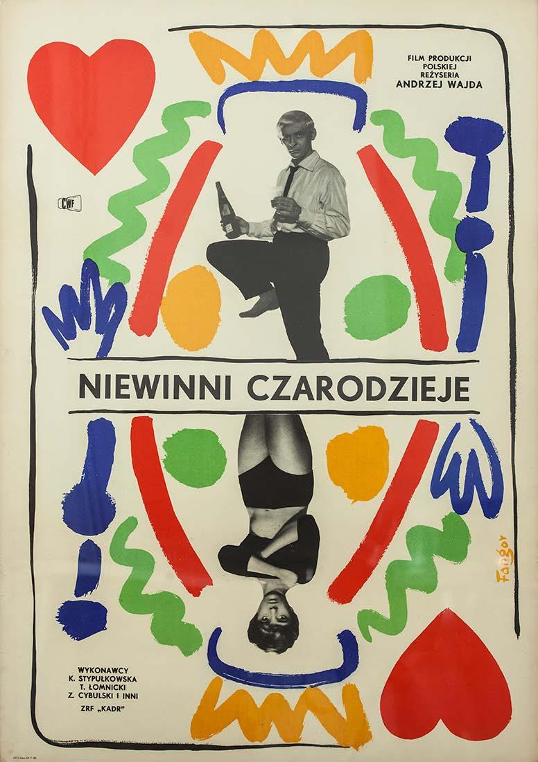4 2. Plakat: Niewinni czarodzieje Wojciech Fangor, 1960 r.