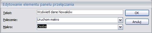 Możesz to zrobić na dwa sposoby: klikając prawym przyciskiem myszy wiersz akcji i z menu kontekstowego wybierając opcję Usuń wiersze, klikając znajdującą się na zakładce Projekt ikonę Usuń wiersze.