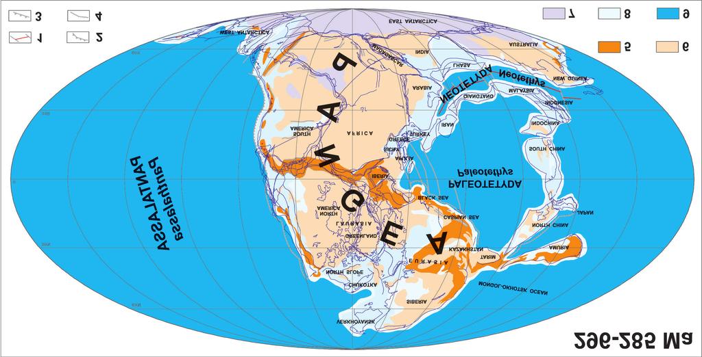 Paleogeografia po³udniowo-wschodniej Azji i jej zwi¹zek... 81 Fig. 1.