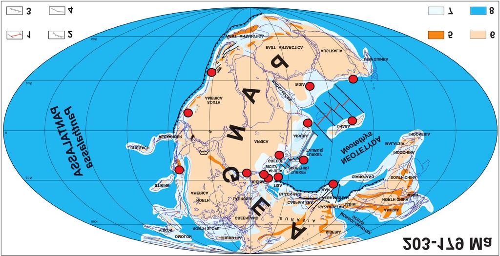 Paleogeografia po³udniowo-wschodniej Azji i jej zwi¹zek... 83 Fig. 3.