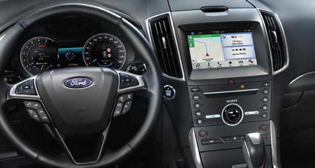 FORD S-MAX Wybrane promocyjne pakiety wyposażenia Gold X (AB1CR) radioodtwarzacz CD/MP3 z Ford SYNC 3 (ICFBR) zawiera m.in.