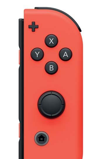 Joy-Con Konsola Nintendo Switch posiada kontrolery z każdej strony, które działają razem: