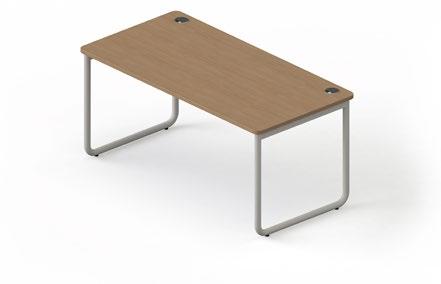 Cellular board Płyta komórkowa The selected freestanding desks are made of one-sided laminated cellular board a modern and eco-friendly material widely used in the furniture industry.