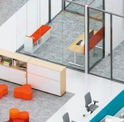 A desk designed for performing undisturbed work allows employees to act effectively