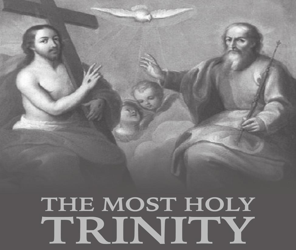 m. Exposition of the Blessed Sacrament and Confession 6:00 p.m. Stephen Panfil (Mary Okoniewicz) 6:30 p.m. Chaplet of Divine Mercy SATURDAY JUNE 17 8:00 a.m. Valentine Palis (Bernie Palis family: Bonnie, Kathie, Jim and Bill) Vigil: The Most Holy Body and Blood of Christ 4:00 p.