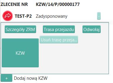 W przypadku dysponowania ZRM-ów niezintegrowanych należy podać ich nazwę oraz oznaczyć, czy wyjazd ma odbywać się na sygnale czy nie.