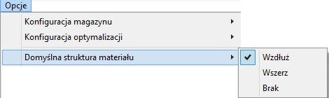 Sprawdzaj zgodność materiału i arkusza - opcja ta powoduje, że formatki zostają rozmieszczone tylko na arkuszach, które mają przypisany identyczny materiał.