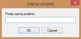 136 zapisywanie projektu rozkroju Żądanie zamknięcia programu można również cofnąć, wybierając przycisk Anuluj. Uwaga!