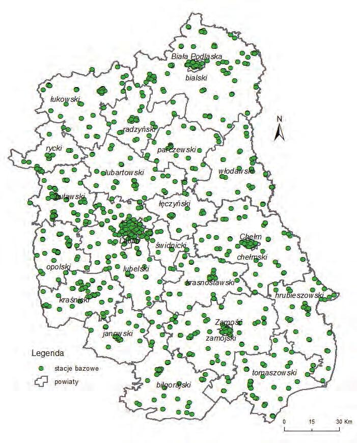 Promieniowanie elektromagnetyczne Mapa 15.