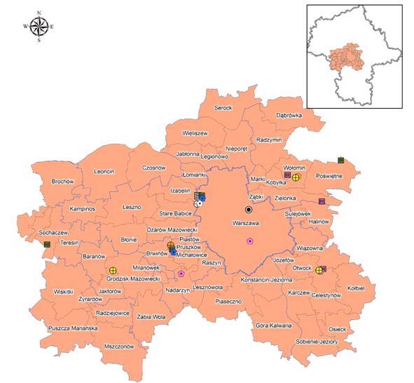 kwaśny (ph 5,5-6,5). Spowodowane jest to naturalnymi czynnikami klimatyczno- glebowymi oraz opadaniem zanieczyszczeń pyłowych ze spalania paliw i działalności zakładowych.