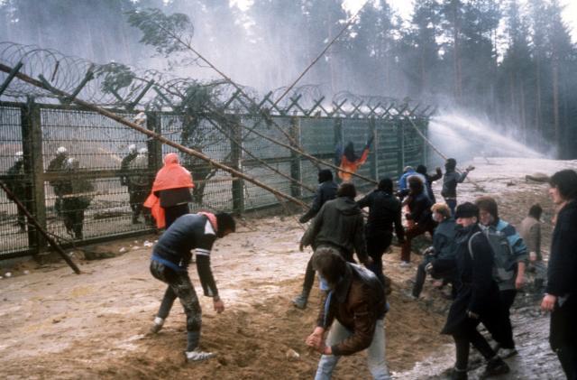 Wackersdorf protesty przeciwko instalacji