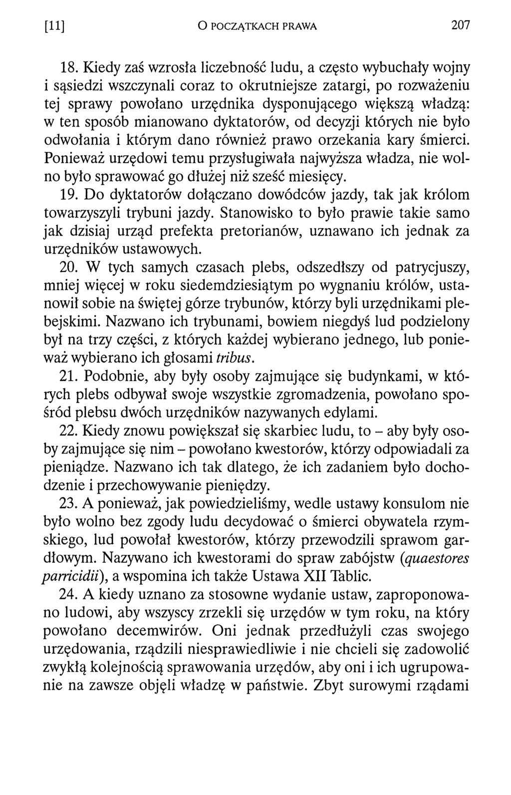 [11] O POCZĄTKACH PRAWA 2 0 7 18.