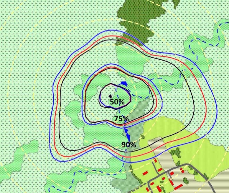 90 K. Fortuniak, W. Pawlak W tym samym czasie 90% sygnału pochodzi z czterokrotnie większego obszaru o średnicy około 400 m.