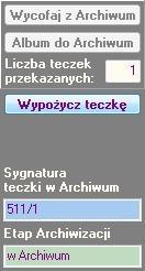 kliknięciu przycisku [Tak] system doda do tak przygotowanego spisu.