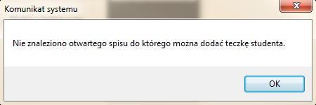 Etap 4 spis w Archiwum Gdy spis znajduje się w Archiwum PŁ czyli na etapie 4 procesu przekazywania istnieje możliwość zgłoszenia