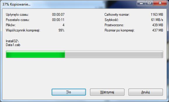 darmowym programem 7-zip ) folder