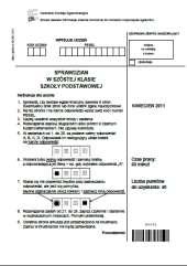 Każdy z uczniów zapoznał się z zasadami pracy na sprawdzianie i sposobie kodowania prac.