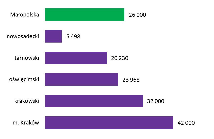 dofinansowania pomimo aplikowania o fundusze europejskie (w całym sektorze odpowiednio 23% i 13%).