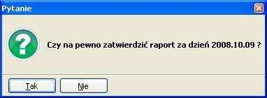 Na ekranie zostanie wyświetlone okno jak na rysunku 34. Rys. 34. Raport dofinansowań UWAGA!