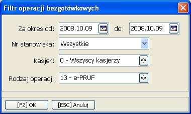 w raporcie kasowym ogólnym (gotówkowym) oraz w innych zestawieniach prezentujących formy zapłaty klientów.