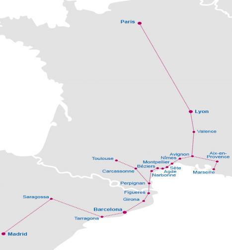 Dodatkowo linia ta pozwala na przejazdy pociągami konwencjonalnymi z Savoie i Isère do Włoch prowadzące przez miasta Chambéry i Modane.