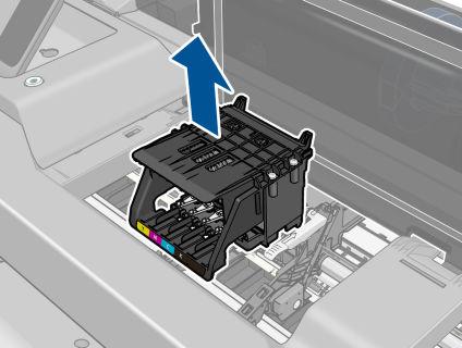 Wyjmij głowicę drukującą,