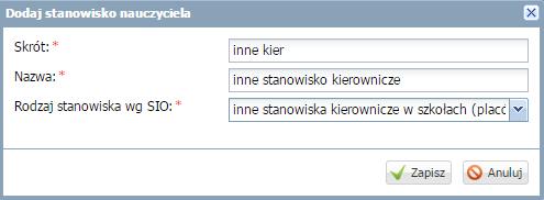 Przywracanie pozycji słownikowej Jeżeli określona pozycja słownika została