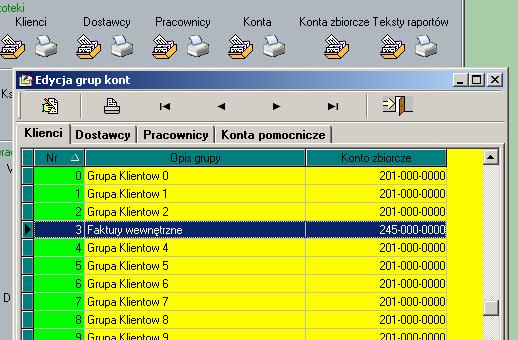 -założyć kontrahenta na którego będziemy wystawiać fakturę (tym kontrahentem powinniśmy być my sami, ponieważ faktury wewnętrzne wystawiamy sobie samym), Rysunek 93.