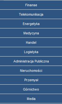 dedykowanych rozwiązań klasy Business Intelligence dla poszczególnych sektorów - rys.2. Rysunek 2. Gałęzie sektora publicznego.