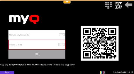 ARCUS KYOCERA MDS EFEKTYWNE I BEZPIECZNE ROZWIĄZANIA Identyfikacja użytkownika System MyQ pozwala na wybór właściwej formy identyfikacji użytkownika: PIN Login,