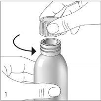 Instrukcja dotycząca właściwego używania pompki Zdjąć nakrętkę z butelki Nakrętkę należy odkręcić
