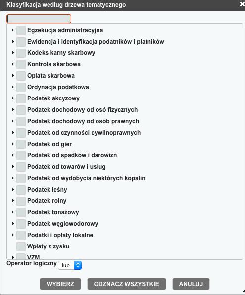 Wyszukiwanie za pomocą formularza przepisy Można