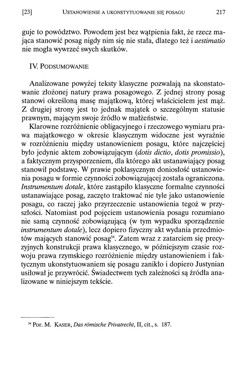[23] U s t a n o w ie n ie a u k o n s t y t u o w a n ie s ię p o s a g u 2 1 7 guje to powództwo.