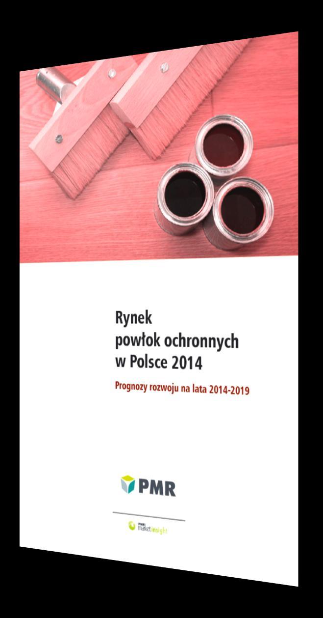 2 Język: polski, angielski Data publikacji: Q3 Format: pdf Cena od: 1700 Sprawdź w raporcie Jaka jest obecna wartość rynku powłok ochronnych w Polsce?