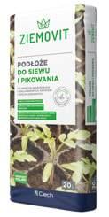 PODŁOŻA PODŁOŻE DO SIEWU I PIKOWANIA DO WARZYW GRUNTOWYCH I SZKLARNIOWYCH, KWIATÓW I ROŚLIN OZDOBNYCH ZAWIERA NAWÓZ WS P O M AG A ROZ W ÓJ Stwarza optymalne warunki do korzenienia się młodych roślin.