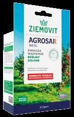 ŚRODKI OCHRONY ROŚLIN AGROSAR 360 SL SKUTECZNY W USUWANIU ZBĘDNEJ ROŚLINNOŚCI, POMOCNY W UTRZYMANIU PORZĄDKU W OGRODZIE Doskonale usuwa zbędną roślinność z ogrodów, działek, terenów wokół domu,