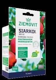 ŚRODKI OCHRONY ROŚLIN SIARKOL EXTRA 80 WP CHRONI OWOCE, WARZYWA I ROŚLINY OZDOBNE PRZED MĄCZNIAKIEM PRAWDZIWYM Szeroki zakres stosowania.